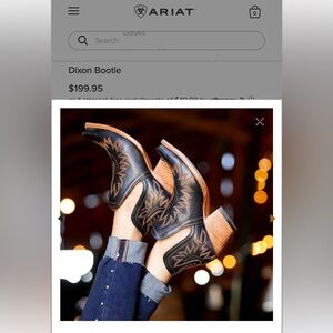 Ariat Dixon Bootie Size 7B